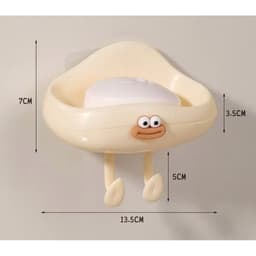 Guouqna Hộp Xà Phòng Đám Mây Dễ Thương Treo Tường Xà PhòngMóc Treo Thoát Nước Giá Để Đồ Phòng tắm… 5