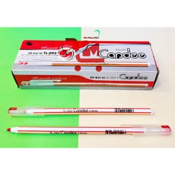 Hộp 20 Cây Bút Bi Nến Thiên Long TL093 Ngòi 0.6MM,Mực Xanh, Đỏ, Màu Mực Đậm, Nét Đều, Ngòi Êm/Hàng Thiên Long Chính Hãng 5