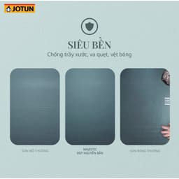 1L - Sơn phủ tường nội thất siêu cao cấp Jotun Majestic Đẹp nguyên bản - Siêu Mờ - 6