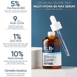 Serum B5 Prettyskin Hydra Max Tinh Chất Phục Hồi Dưỡng Trắng - 50ml 4