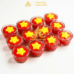 Hộp 12 Ly Nến Bơ T79 , Nến Bơ Dâng Phật Cúng Mụ, Cúng AHLS, Cúng Thần Tài Cúng Dường An Toàn Không Khói 6