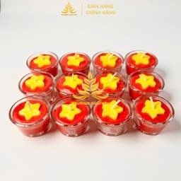 Hộp 12 Ly Nến Bơ T79 , Nến Bơ Dâng Phật Cúng Mụ, Cúng AHLS, Cúng Thần Tài Cúng Dường An Toàn Không Khói 5
