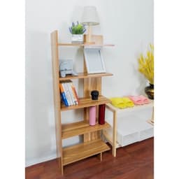 Kệ Gỗ Tiện Dụng 5 Tầng cao 1M2 và Kệ đựng đồ đa Năng 4 Tầng Nhựa ABS Có Bánh Xe 3