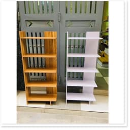 Kệ Gỗ Tiện Dụng 5 Tầng cao 1M2 và Kệ đựng đồ đa Năng 4 Tầng Nhựa ABS Có Bánh Xe 7
