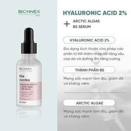 [Đại lý chính hãng] Serum Bionnex B5 Hyaluronic Acid 2% + Artic Algae 30ml | Tinh chất siêu phục hồi cấp ẩm 6