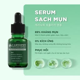 Serum giảm mụn mờ thâm Caryophy Portulaca Ampoule 30ml 4