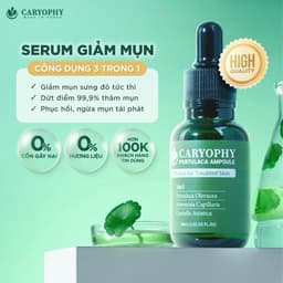 Serum giảm mụn mờ thâm Caryophy Portulaca Ampoule 30ml 6