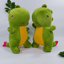 Gấu bông khủng long đứng, thú nhồi bông cho bé, bông mềm cao cấp kt 38cm 2