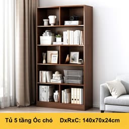 Kệ chữ U đa năng, Kệ để đồ decor trang trí Tết, tủ sách chất liệu gỗ MDF tủ gỗ để đồ cao cấp ND39 8