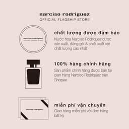 Nước Hoa nữ Narciso Rodriguez For Her Pure Musc Blanc Eau de parfum Intense 100ml 6