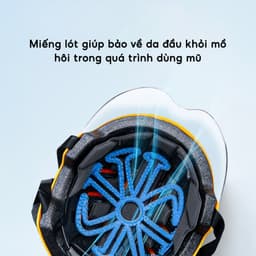 COMBO Lót Mũ Bảo Hiểm Chống Nóng Massage Thoáng Khí 8 Cánh JYoohome Cho Xe Máy Xe Đạp Thể Thao 2