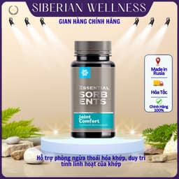 Essential Sorbents Joint Comfort Siberian, hỗ trợ phòng ngừa thoái hóa khớp, tốt cho khớp - Chai 90g 1