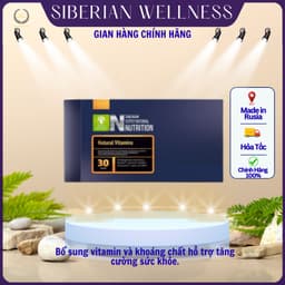 Thực phẩm Super Nutrition Siberian, bổ sung vitamin và khoáng chất, tăng cường sức khỏe, Hộp 30 túi 1
