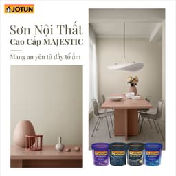1L - Sơn phủ nội thất siêu cao cấp Jotun Majestic Sang trọng Bóng 8