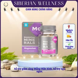 [GIÁ SỈ] Thực phẩm Essential Minerals Magnesium (Mg), bổ sung Magiê giúp giảm căng thẳng và ngủ ngon 1