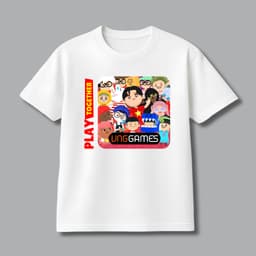 Áo thun cho bé in hình Play Together mẫu cực dễ thương đủ size cho bé trai bé gái 2