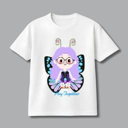 Áo thun cho bé in hình Play Together mẫu cực dễ thương đủ size cho bé trai bé gái 8