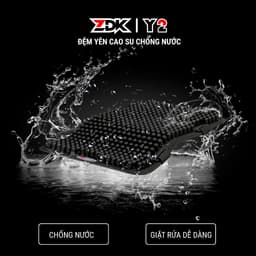( Chính hãng ZDK) Đệm lót yên xe máy ZDK Y1 Y2 cao cấp chính hãng êm ái chống ê mông đi thường xuyên, đường xa, phượt 7