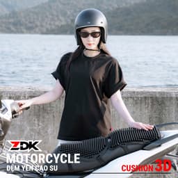 ( Chính hãng ZDK) Đệm lót yên xe máy ZDK Y1 Y2 cao cấp chính hãng êm ái chống ê mông đi thường xuyên, đường xa, phượt 9