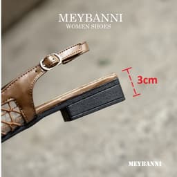 Giày Đế Bệt Mũi Nhọn MEYBANNI Vải Lưới Hình Mắt Cáo Siêu Xinh - B20 5