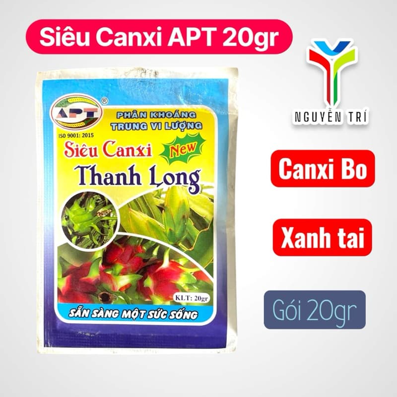 Siêu Canxi APT 20gr – Canxi Bo Vi Lượng Giúp Xanh Tai, Bóng Trái Đẹp