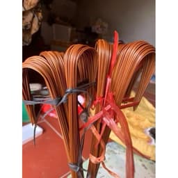 Combo 60 Nan lồng khuyên tặng 1 nan cửa (nan uốn sẵn) chất liệu trúc già xử lý dành cho lồng chim Vành Khuyên, Hút mật 2