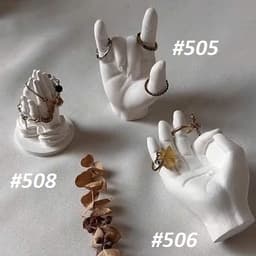 KHAY THẠCH CAO MÔ HÌNH TAY CHÂN, ĐỰNG ĐỒ TRANG TRÍ, CHỤP ẢNH SẢN PHẨM 4