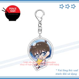 Mua 1 tặng 1 (PHI HÀNH GIA) Móc khóa mica DETECTIVE CONAN Thám Tử Lừng Danh hình in 2 mặt 4