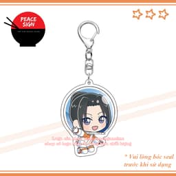 Mua 1 tặng 1 (PHI HÀNH GIA) Móc khóa mica DETECTIVE CONAN Thám Tử Lừng Danh hình in 2 mặt 5