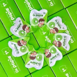 Gạc răng miệng Dr.papie cho bé Từ 1 tuổi ngăn ngừa sâu ,sún răng Hộp 30 gói 4