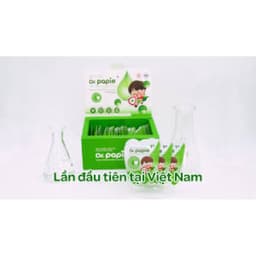 Gạc răng miệng Dr.papie cho bé Từ 1 tuổi ngăn ngừa sâu ,sún răng Hộp 30 gói 3