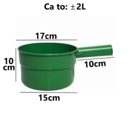 Ca tắm GIA LONG nhựa VIỆT NHẬT -  Gáo sâu lòng múc nước nhà tắm - 9002/3 AMIZIN 3