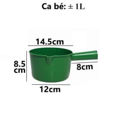 Ca tắm GIA LONG nhựa VIỆT NHẬT -  Gáo sâu lòng múc nước nhà tắm - 9002/3 AMIZIN 2