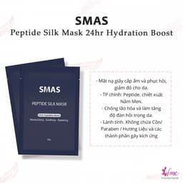Smas Peptide Silk Mask Mặt Nạ Phục Hồi Cấp Ẩm Cao Cấp Full Hộp 10 Miếng 5