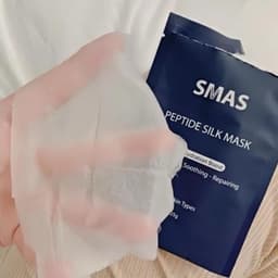 Smas Peptide Silk Mask Mặt Nạ Phục Hồi Cấp Ẩm Cao Cấp Full Hộp 10 Miếng 3