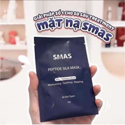 Smas Peptide Silk Mask Mặt Nạ Phục Hồi Cấp Ẩm Cao Cấp Full Hộp 10 Miếng 2