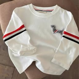 (8–30kg) ÁO  ZIP DÀI TAY Thêu Hình Cún – 100% Cotton Mềm Mịn | Thoải Mái Vận Động, Ấm Áp Đầu Đông Cho Bé 5