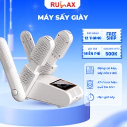 Máy Sấy Giày Thông Minh RULAX, Sấy Được 2 Đôi Cùng Một Lúc, Khử Khuẩn UV Và Ion Âm 1