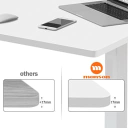 Mặt Bàn Gỗ MDF Manson Độ Dày 17mm, Bo Tròn 4 Cạnh - Kích Thước 1m2, 1m4, 1m6 7