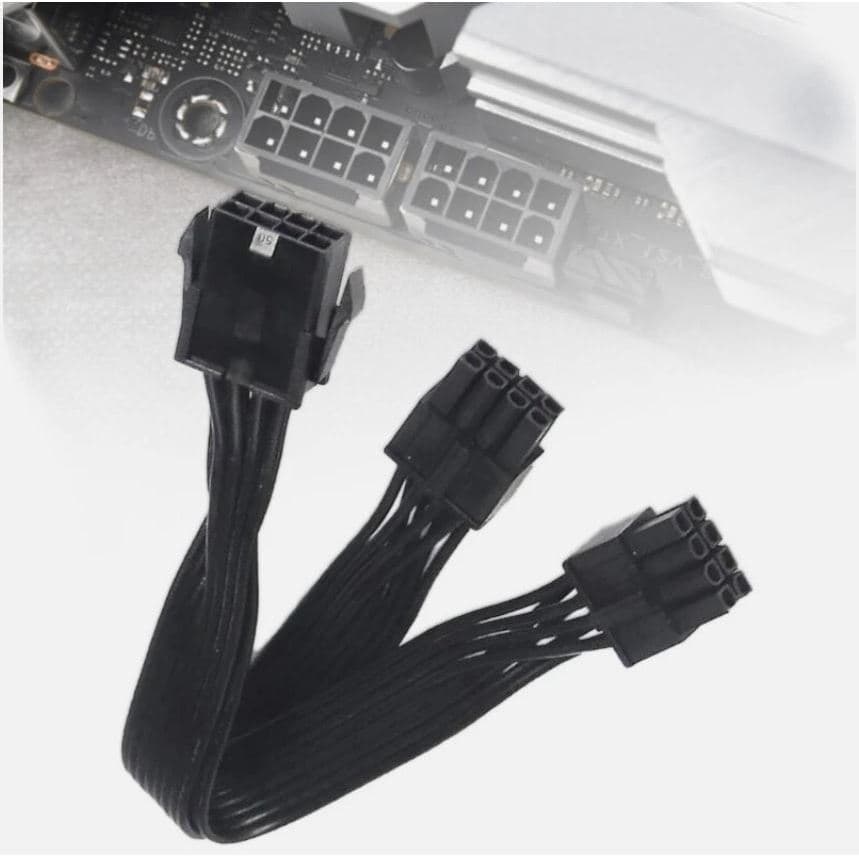 Dây Chia Nguồn CPU 8 Pin Sang 2x8 Pin Cho Mainboard - Hỗ Trợ Main Dual CPU
