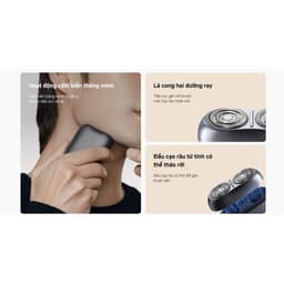 Máy Cạo Râu Điện Xiaomi Electric Shaver S200 Chính Hãng BH 12 Tháng 2