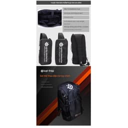 Balo Steelseries Túi đeo chéo đựng Gaming Gear Phím + Chuột + lót chuột + tai nghe cho Gaming Thủ chuyên nghiệp 6