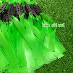 Dây Ná Cao Su Chỉ 18k 5 dây Usopp xanh size 0.65 dài 15cm kéo tới má chất lượng cao 2