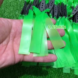 Dây Ná Cao Su Chỉ 18k 5 dây Usopp xanh size 0.65 dài 15cm kéo tới má chất lượng cao 4