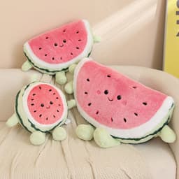 [Mẫu Mới] Gấu bông Miếng Dưa Hấu mặt cười xinh xắn hàng cao cấp - Gối ôm cute siêu mềm mịn 2