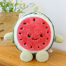 Gấu Bông Quả Dưa Hấu Siêu Mềm Mịn, Gối Ôm Trái Cây Dễ Thương, Quà Tặng Ý Nghĩa - Gấu Bông MIU GẤU XINH 3