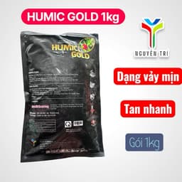 Phân Bón Humic Gold Hữu Cơ Mỹ (Gói 1kg) - Siêu Kích Rễ, Cải Tạo Đất, Giải Độc Phèn, Humic Acid Đậm Đặc Tan 100% 3