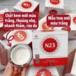 Kem N23 Duyên Thị 25gr Mẫu Mới Nhất - Kem dưỡng ẩm - trắng da - trẻ hóa N23 Bách Y Sâm 2