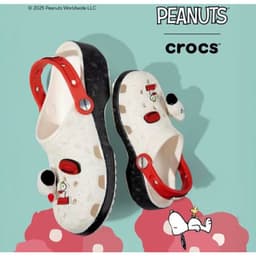 |PPSNK3 | Dép Cá Sấu Người Lớn Unisex Hoạt Hình Snoo.py Pea.nuts Kèm Sẵn Hình Gắn Như Ảnh 6
