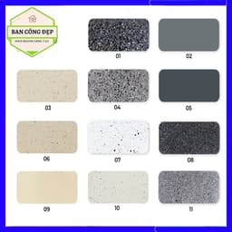 Chậu trồng cây composite; chậu nhựa composite ngoài trời 50x25x25 dùng trồng cây ban công siêu bền siêu nhẹ 4